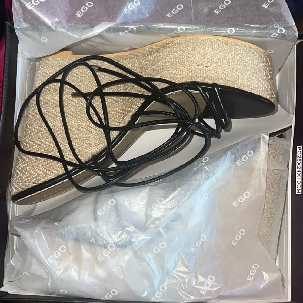 EGO Strappy Wedge Sandals